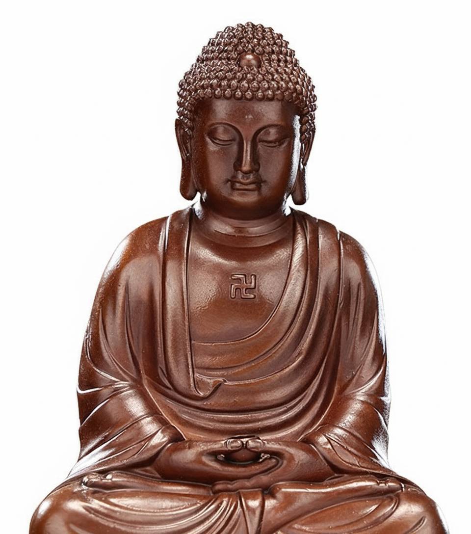 铜雕释迦摩佛像摆件