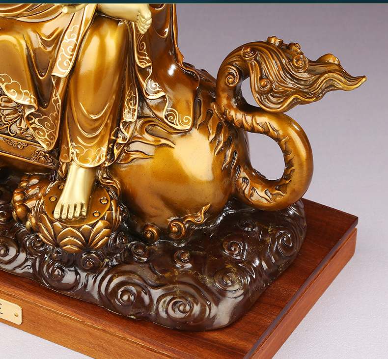 铜像地藏王菩萨佛像摆件