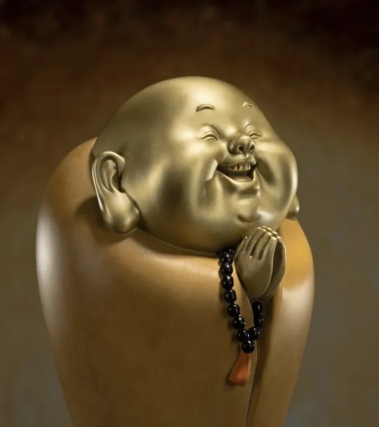 黄铜一尊弥勒佛