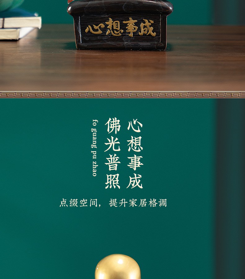 小和尚铜器摆件