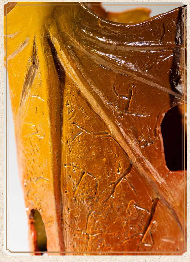 创意树叶人物黄铜摆件