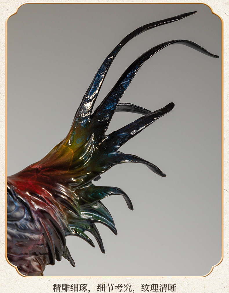 黄铜大公鸡铜雕摆件