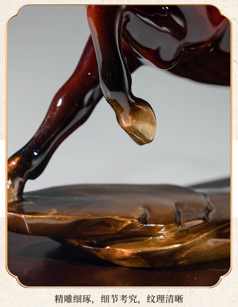 扭转乾坤铜牛摆件