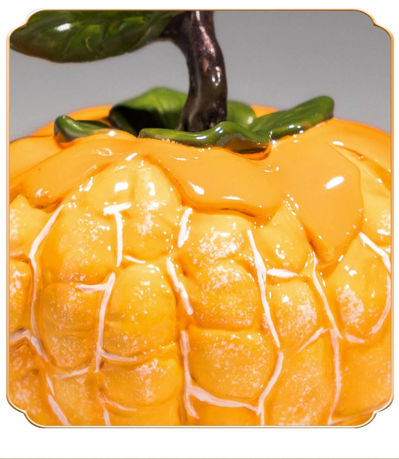 心想事成柿橙子彩铜摆件