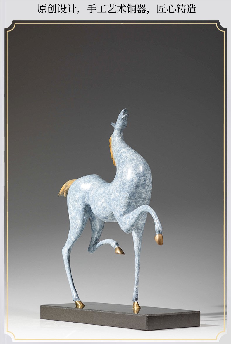 西方瘦马黄铜摆件5.jpg